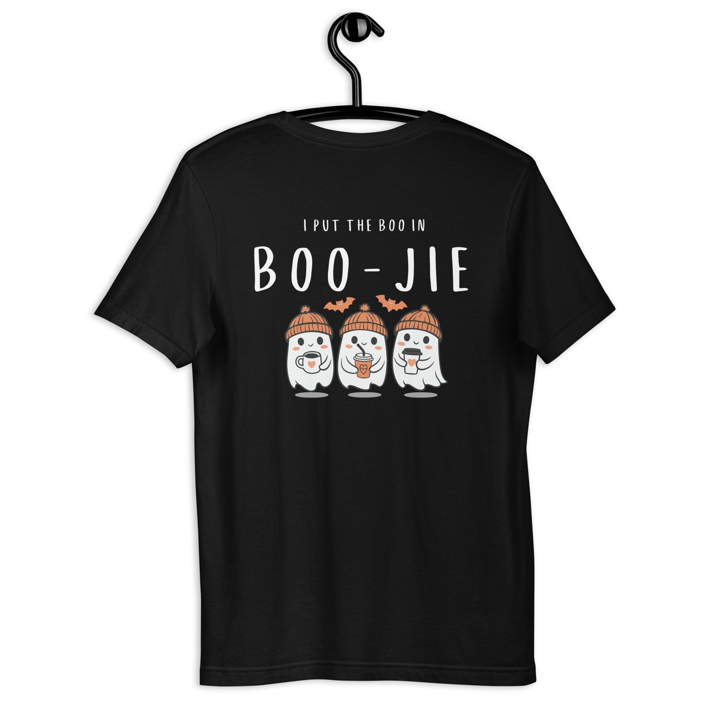 I Put The Boo in Boo-Jie Front & Back T-shirt