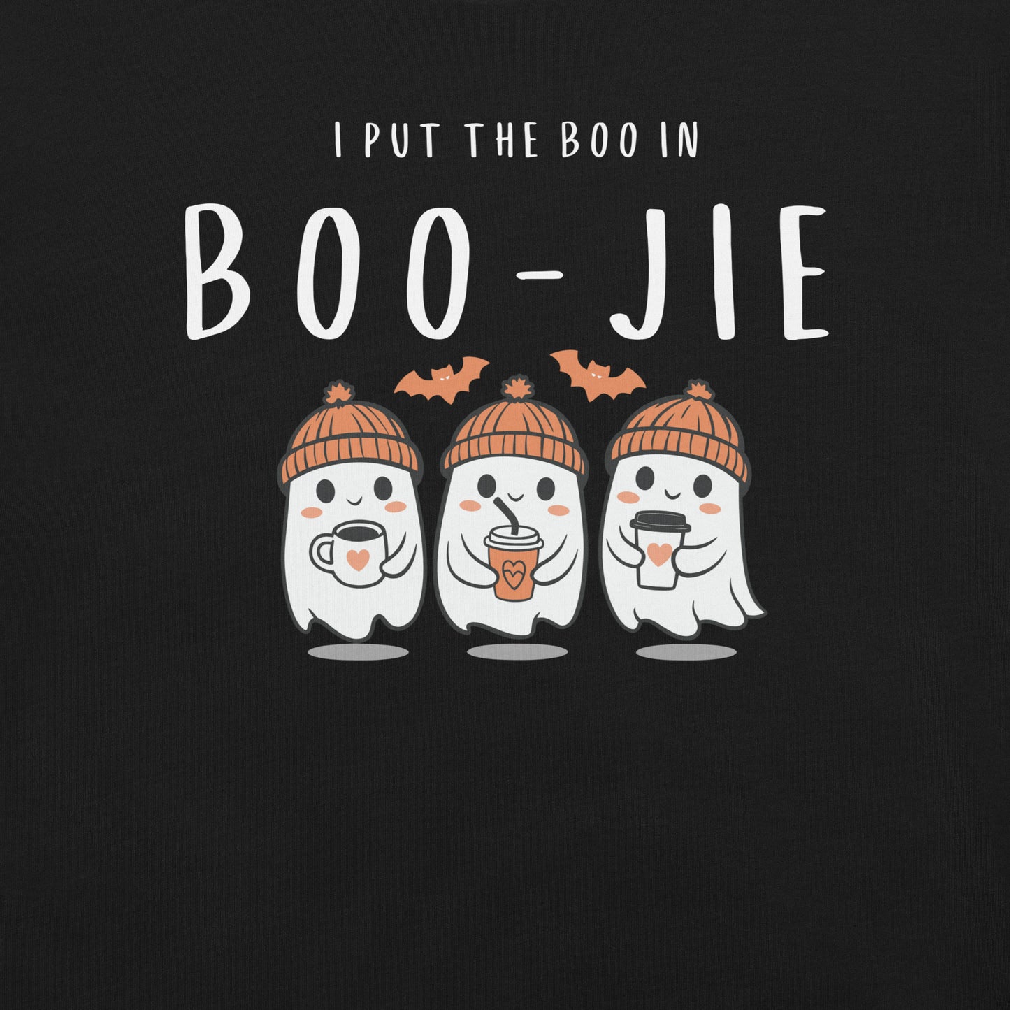 I Put The Boo in Boo-Jie Front T-Shirt