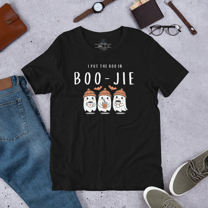 I Put The Boo in Boo-Jie Front T-Shirt